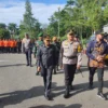 Wali Kota Cimahi, Ngatiyana saat Bersama Kapolres Cimahi, AKBP Tri Suhartanto dan Bupati KBB, Jeje Richie Ismail (mong)