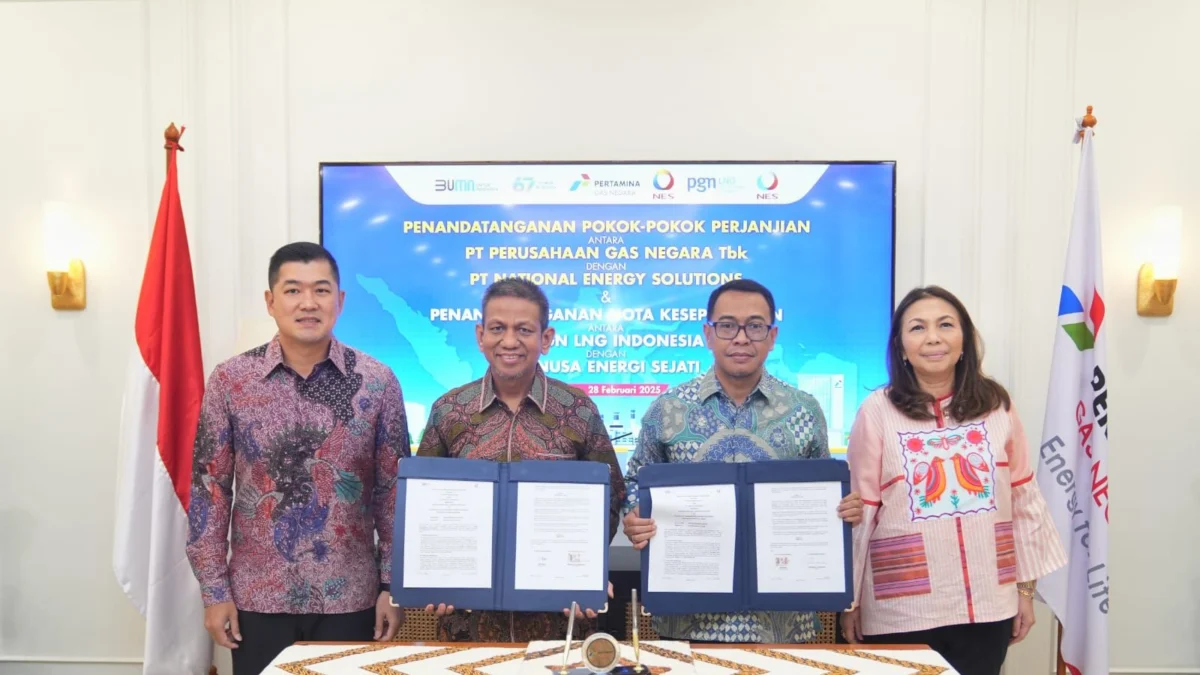 Perkuat Pasokan Gas Domestik, PGN Datangkan LNG dari Berau Kalimantan Timur Perkuat Pasokan Gas Domestik, PGN Datangkan LNG dari Berau Kalimantan Timur