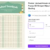 Download Desain Jadwal Imsakiyah Ramadhan 2025 Format CDR & PSD Gratis