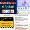 Aplikasi RSE Masih Mencari Mitra Baru, Benarkah Aplikasi Ini Aman atau Penipuan Investasi?