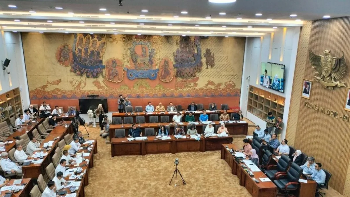 Rapat Kerja antara Menteri Perdagangan Budi Santoso dengan Komisi VI DPR RI di Jakarta. (foto/ANTARA)