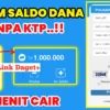 Cara Pinjam Saldo Dana Tanpa Dana Cicil Resmi OJK Langsung Cair ke Akun