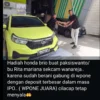Anggota Aplikasi WPONE yang dapat hadiah mobil