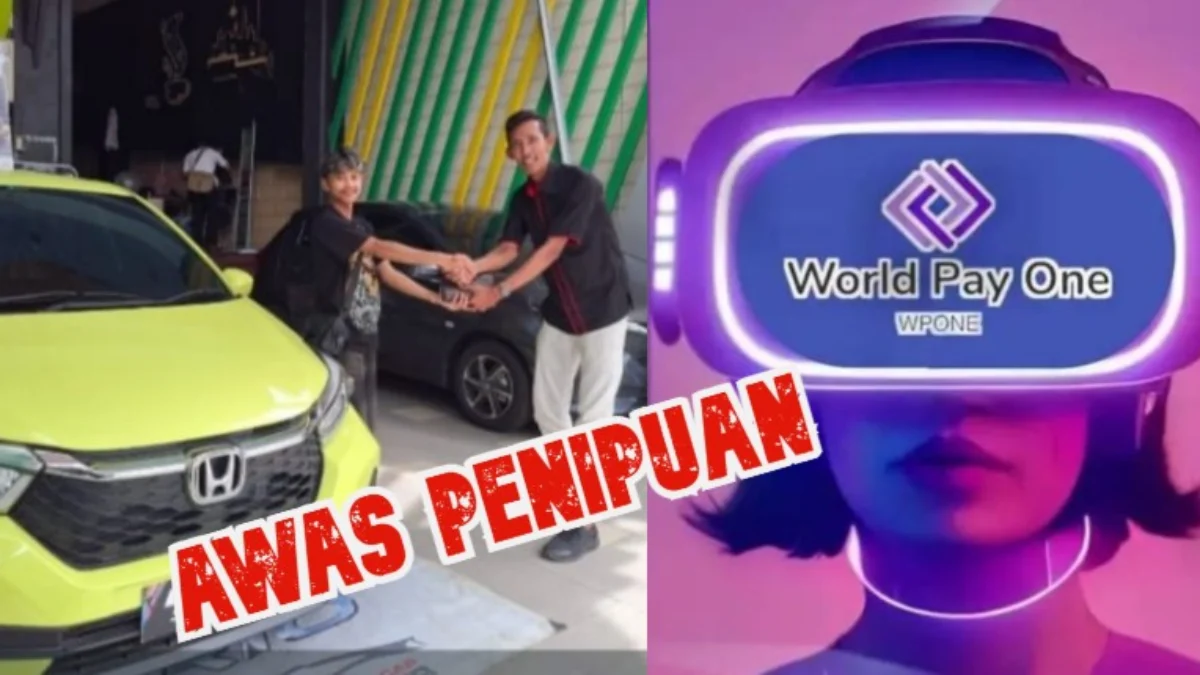 Penipuan Aplikasi WPONE yang menjanjikan hasiah Mobil.