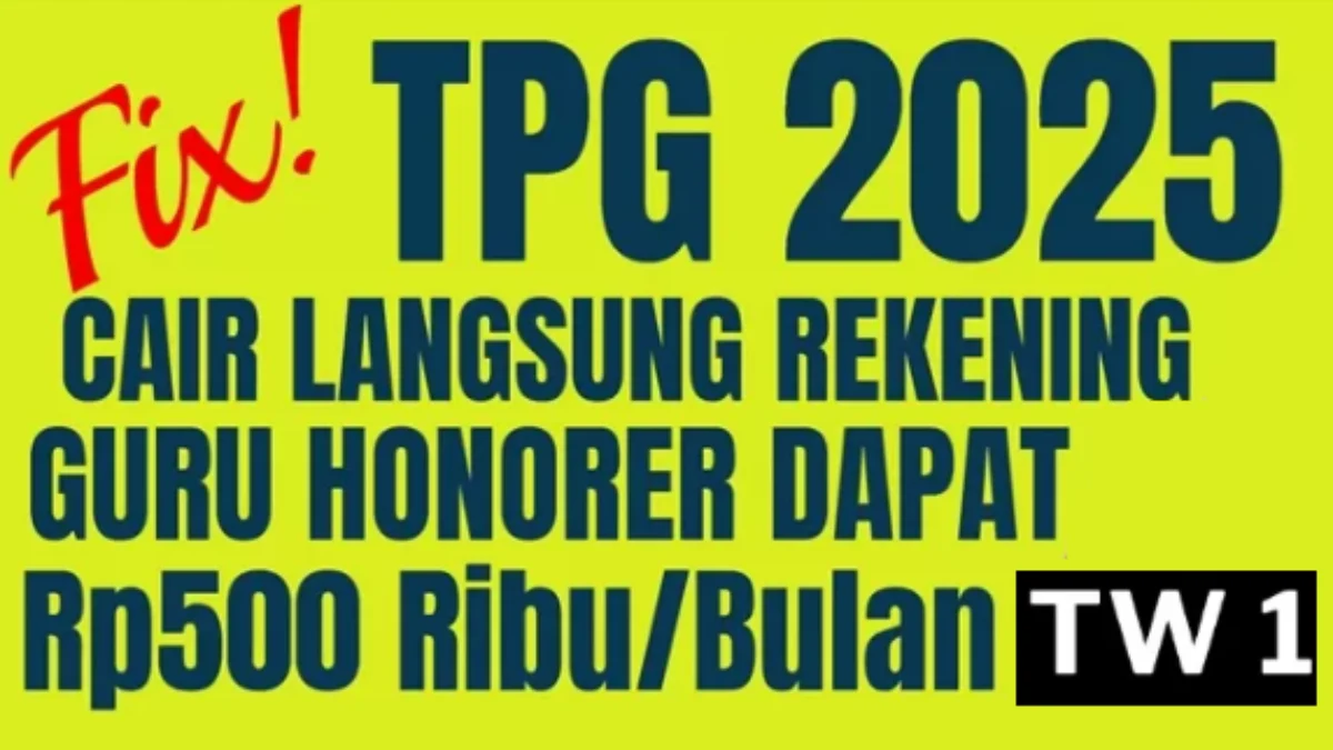 Tunjangan Sertifikasi Guru Triwulan 1 Tahun 2025 Siap Cair! Ini Informasi Terbarunya