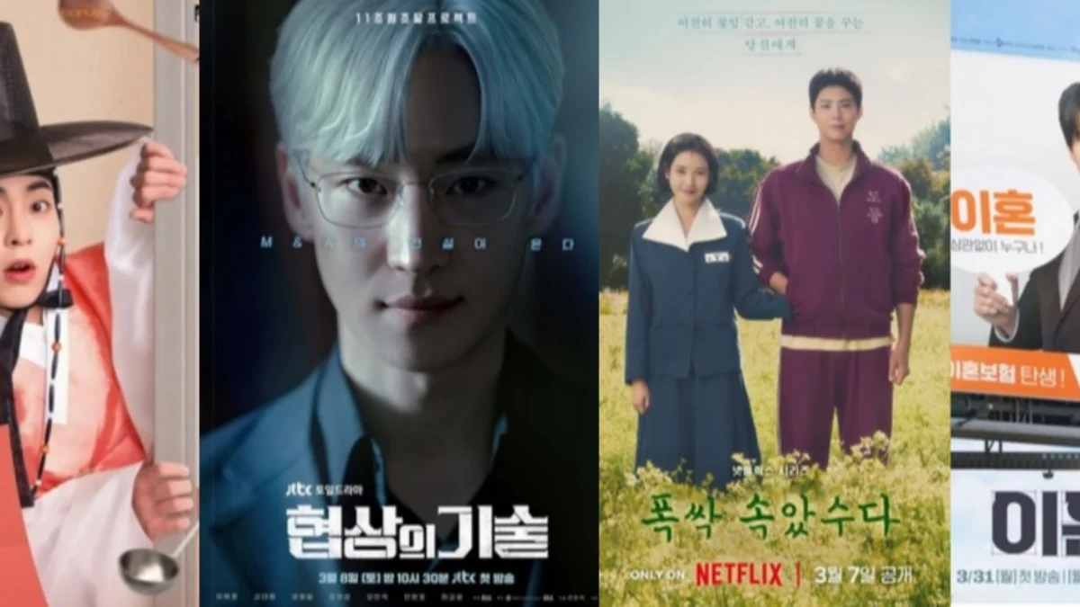 Deretan Drama Korea Tayang Maret 2025, Ada IU dan Park Bogum Hingga Lee Dong Wook Drakor yang dijadwalkan tayang pada Maret 2025.