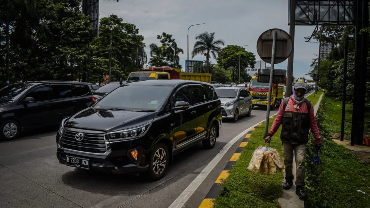 Ist. Kepadatan kendaraan saat arus mudik. Dok Jabar Ekspres.