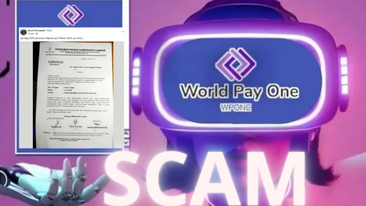 Udangan aplikasi WPONE yang akan menggelar seminar.