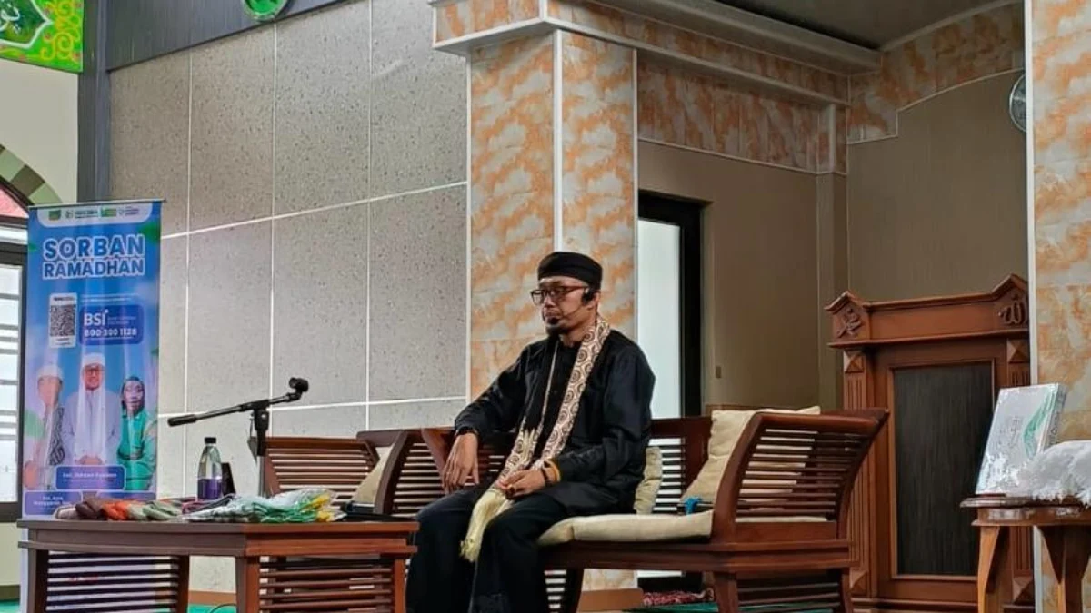 Ustad Ikhsan Syaban saat melaksanakan kegiatan Safari Ramadan beberapa waktu lalu