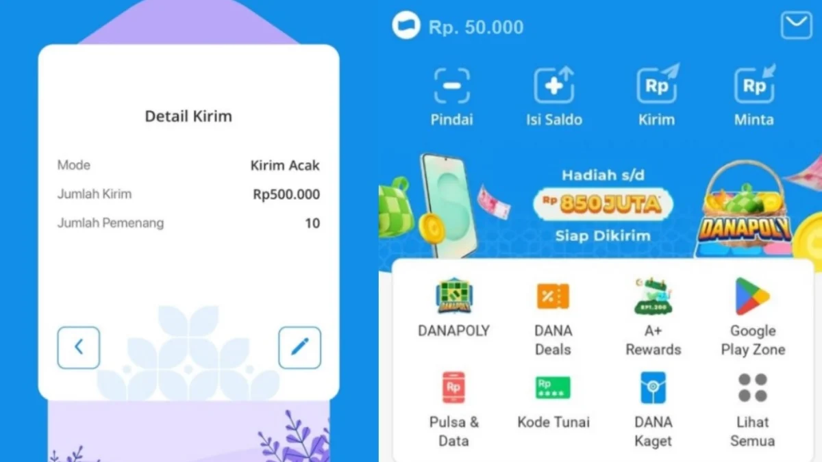 ILUSTRASI DAna Kaget dengan nominal lebih besar