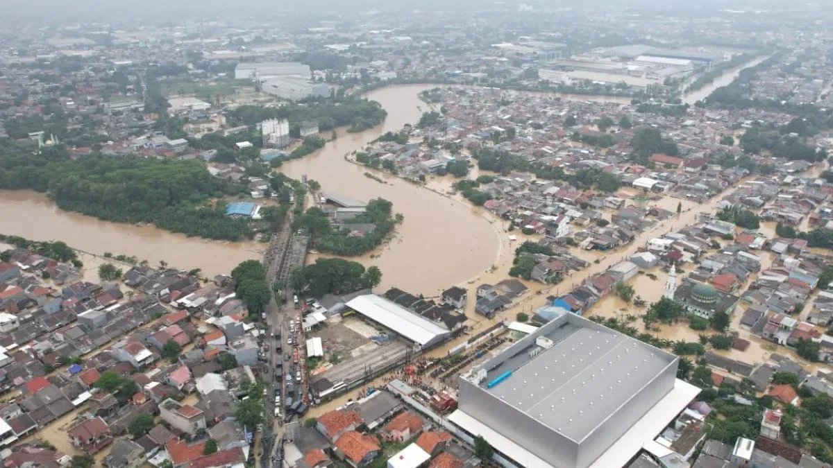 Pemerintah modifikasi cuaca atasi banjir Bekasi/Foto:Dok Antara/