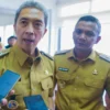 Wali Kota Bogor, Dedie A. Rachim bersama wakilnya Jenal Mutaqin. (Yudha Prananda / Jabar Ekspres)