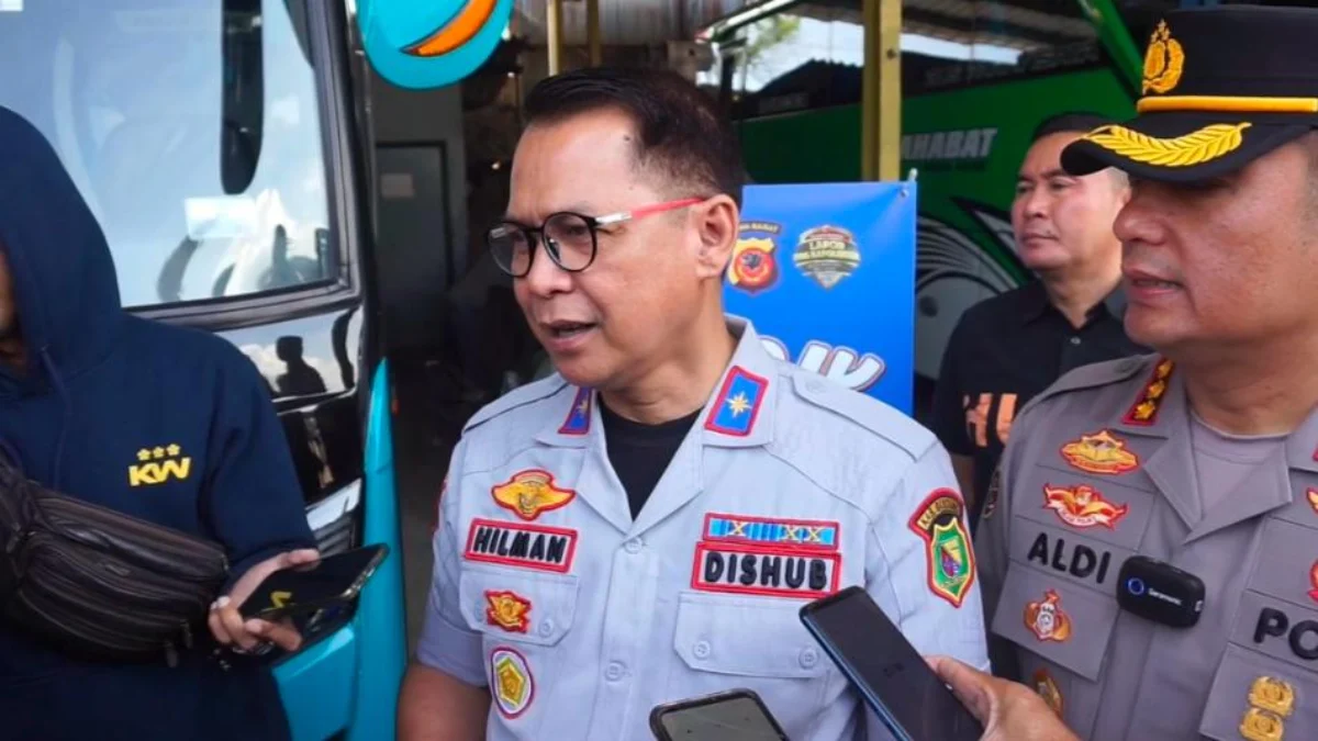 Kepala Dinas Perhubungan Kabupaten Bandung Hilman Kadar saat ditemui awak media, Jumat (14/3/2025). Foto Agi