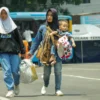 Ist. Momen angkutan lebaran atau mudik 2024 di Terminal Cicaheum Bandung. Dok Jabar Ekspres.