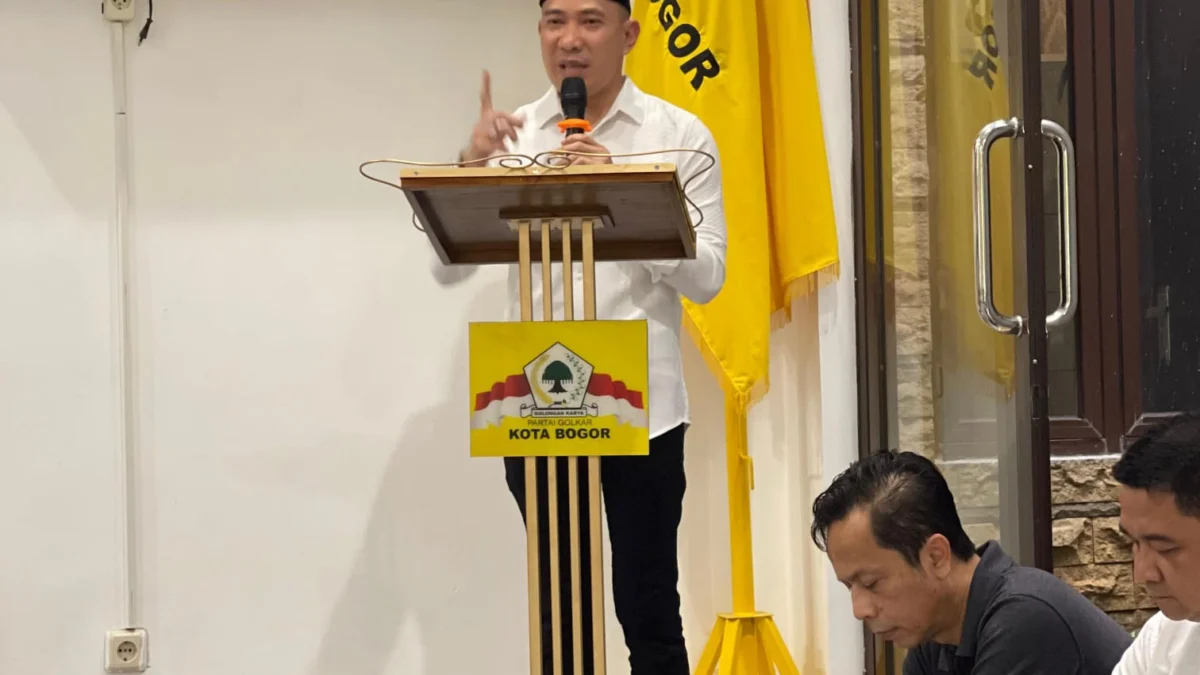 Ketua DPD Partai Golkar Kota Bogor, H. M. Rusli Prihatevy. (Yudha Prananda / Jabar Ekspres)