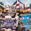 Pertunjukan Budaya bertema Yaumiddini, di Alun-Alun Ciamis. (Foto/Cecep Herdi)