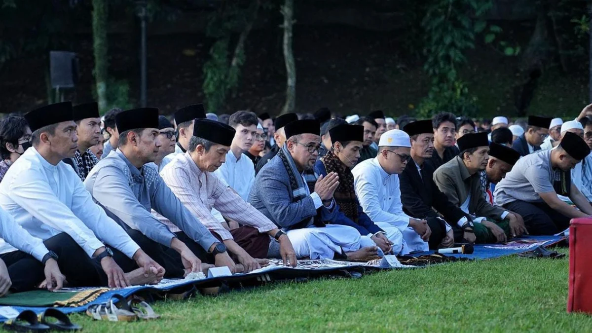 Ilustrasi: Pelaksanaan Salat Idul Fitri. (Yudha Prananda / Jabar Ekspres)