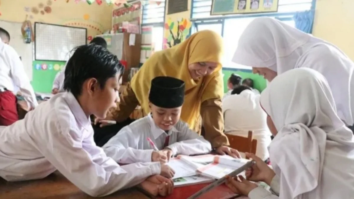Ilustrasi siswa SD sedang belajar. (foto/ANTARA)