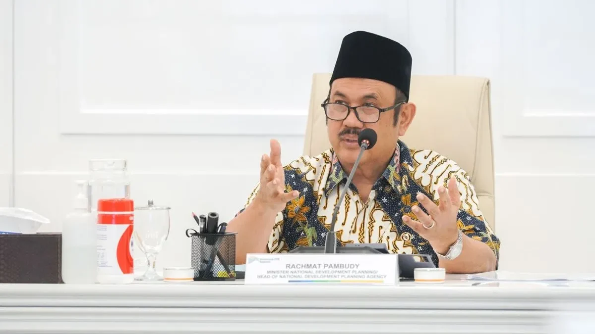 Menteri Perencanaan Pembangunan Nasional/Kepala Badan Perencanaan Pembangunan Nasional (PPN/Bappenas) Rachmat Pambudy di Jakarta, Kamis (6/2/2025). ANTARA/HO-Bappenas