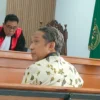 Terpidana Mantan wali Kota Bandung Yana Mulyana dihadirkan sebagai Saksi kasus Korupsi Smart City yang melibatkan Ema Sumarna.