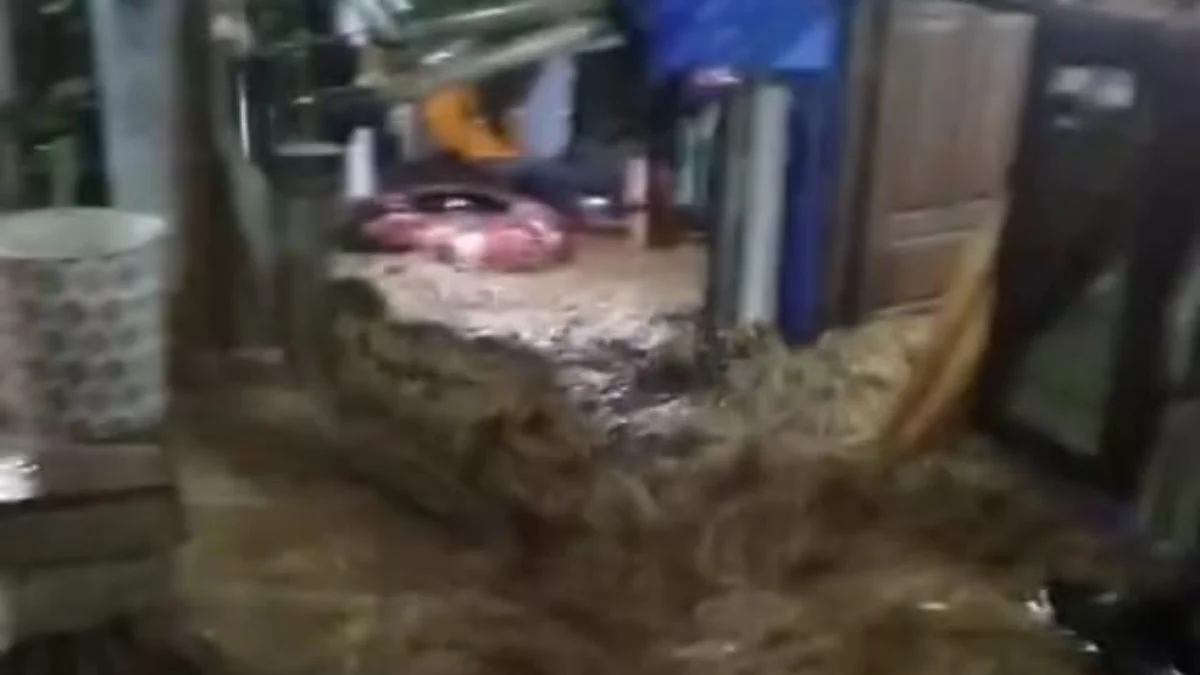 Banjir bandang terjang kampung pensiunan Bogor/Foto:Istimewa/