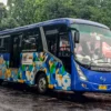 Bus Trans Metro Pasundan melintas di Jalan Dipatiukur, Kota Bandung, Senin (3/3). Foto: Dimas Rachmatsyah / Jabar Ekspres