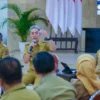 Wali Kota Bogor, Dedie A. Rachim saat briefing staff bersama jajaran. (Yudha Prananda / Jabar Ekspres)