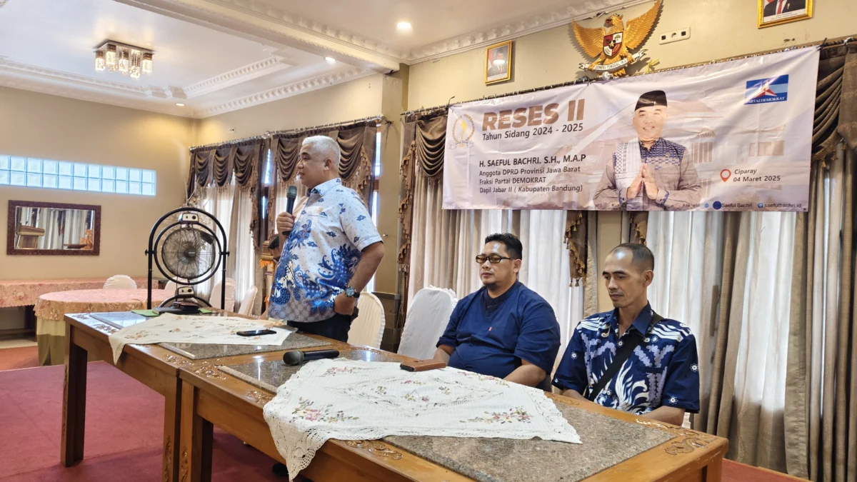 Anggota DPRD Provinsi Jawa Barat Saeful Bachri Gelar Reses Masa Sidang II Th 2024-2025 . Ciparay, Selasa (4/3/2025). (Foto: Istimewa)