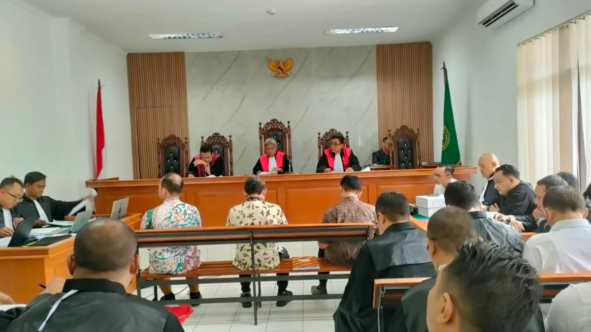 Dok. Suasana persidangan kasus dugaan korupsi proyek Bandung Smart City. Foto. Sandi Nugraha/Jabar Ekspres/