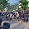 Aksi balap liar yang viral di media sosial di wilayah Soreang, Kabupaten Bandung. Foto tangkapan layar Istimewa