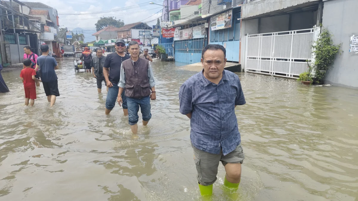 Banjir terjang Kabupaten Bandung/Foto: Istimewa/