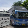 Ilustrasi: Bis program mudik gratis saat melakukan ramp check. Dok Jabar Ekspres/Suwitno