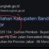 Tangkapan layar google terkait website pemkab bandung diduga diretas. (Jabar Ekspres)