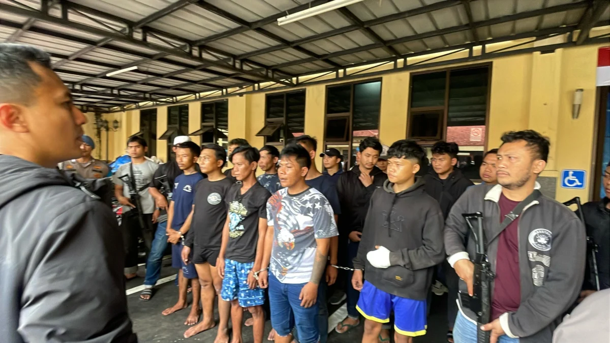 Pengeroyokan Jukir Minimarket Hingga Tewas di Cimaung, Polisi Amankan 5 Pelaku Utama yang Sempat Kabur. Foto Agi / Jabar Ekspres