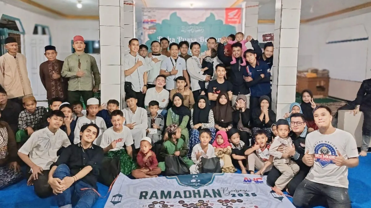 CBR Bogor Riders Gelar Buka Puasa Bersama dan Santunan Anak Yatim