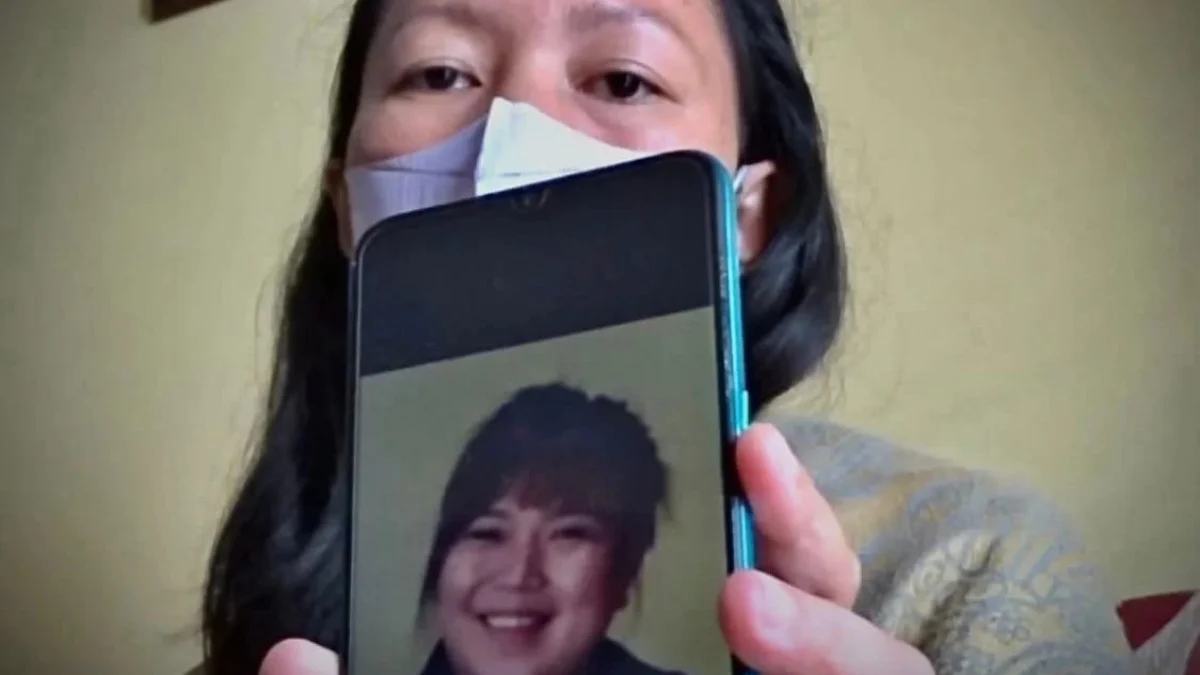 Ist. Theodora Mayang korban TPPO Myanmar berhasil dipulangkan oleh Disnaker Bandung Barat, pada tahun 2023 lalu. Dok Jabar Ekspres.