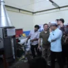 Bupati Dadang Supriatna saat soft launching Bandung Bedas Green Techno di Gedung BLK Manggahang, Baleendah. Foto Istimewa