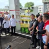 Bareskrim Polri dan Kemendag Segel SPBU di Bogor karena kurangi takaran. Foto : Sandika / Jabarekspres.com