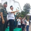 Wakil Gubernur Jawa Tengah, Taj Yasin saat Melepas 1.200 Peserta Mudik Gratis Perantau Jawa Tengah di Bandung Raya. (Mong / Jabar Ekspres)