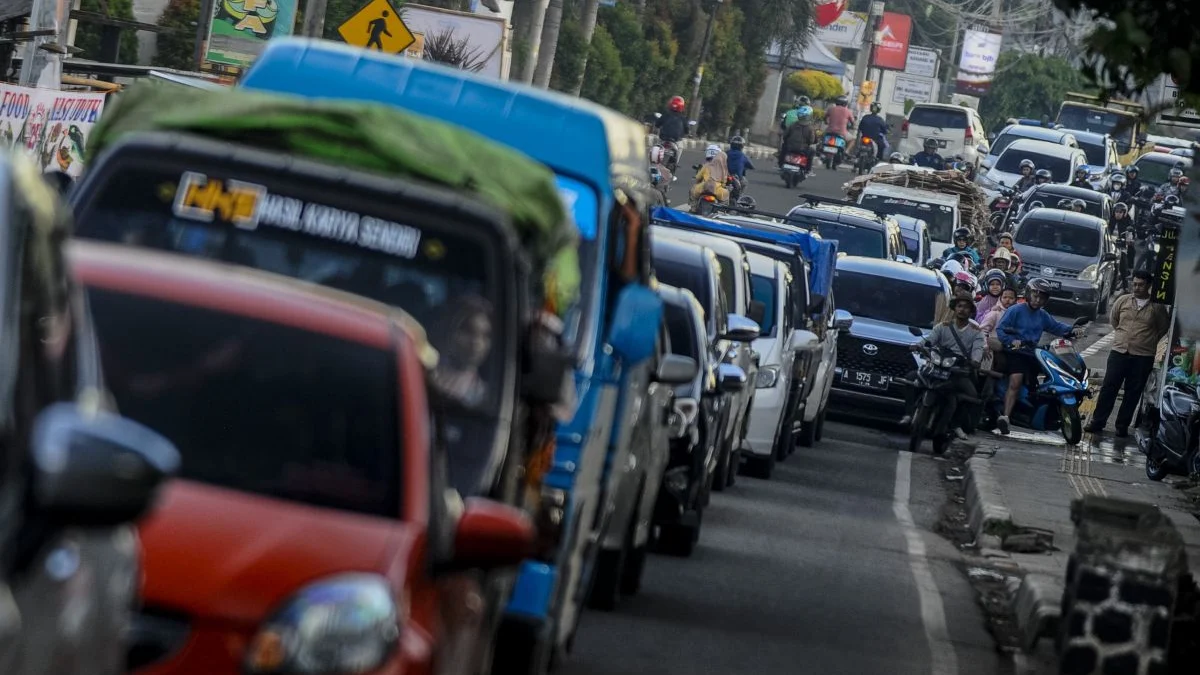 Ilustrasi kemacetan saat mudik lebaran. (foto/ANTARA)