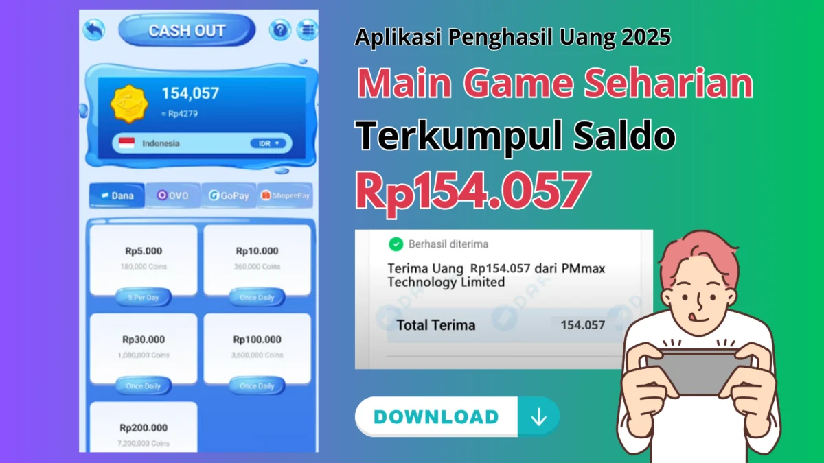 Ayo Kumpulin Saldo E-Wallet Rp154,057 per Hari Melalui Aplikasi Penghasil Uang Tercepat 2025