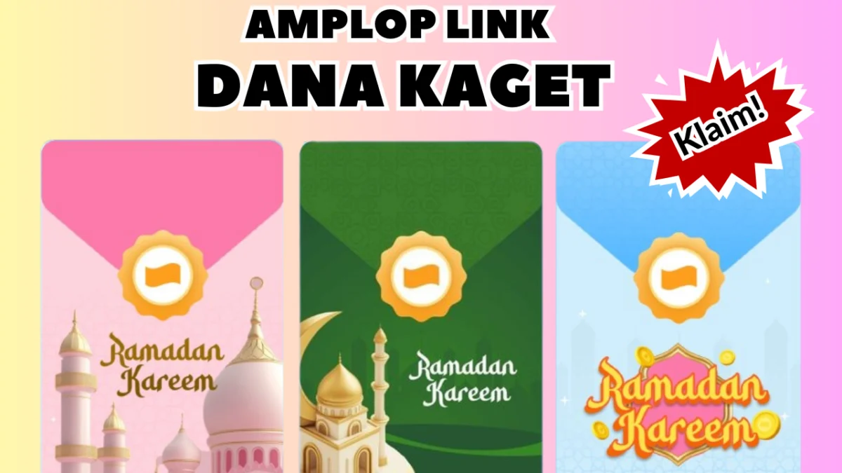 KLAIM! DANA KAGET Maret 2025, Cairkan Saldo Gratis Hingga Rp245.000 Sekali Klik