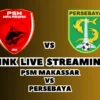 LINK Live Streaming PSM Makassar vs Persebaya Persis Malam Ini, Pekan Ke-26 di BRI Liga 1 2024/2025