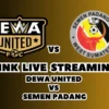 LINK Live Streaming Dewa United vs Semen Padang Malam Ini, Pekan Ke-26 di BRI Liga 1 2024/2025