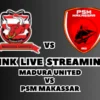 LINK Live Streaming Madura United vs PSM Makassar Malam Ini, Pekan Ke-25 di BRI Liga 1 2024/2025