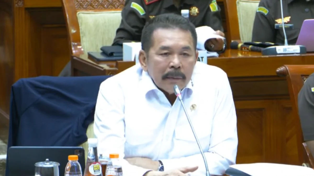 Ilustrasi: Jaksa Agung ST Burhanuddin saat rapat bersama Komisi III DPR RI, Rabu (13/11/2024). (Tangkapan layar YouTube / TVR Parlemen)