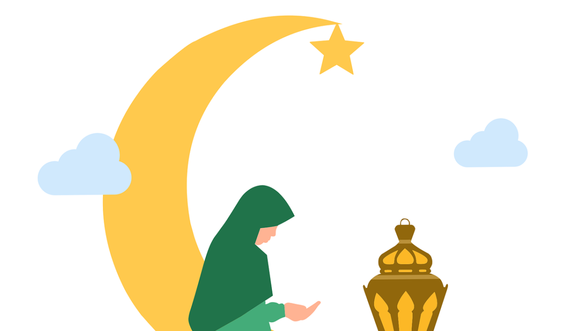 Ilustrasi wanita berdoa. (foto/Pixabay)