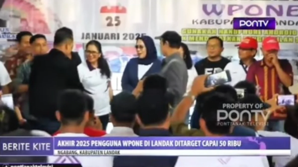 Seminar aplikasi WPONE yang digelar di Landak Kalbar (dok PONTV)