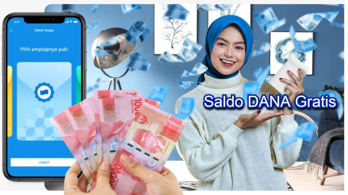 Saldo DANA Gratis dari Link DANA Kaget hari ini.