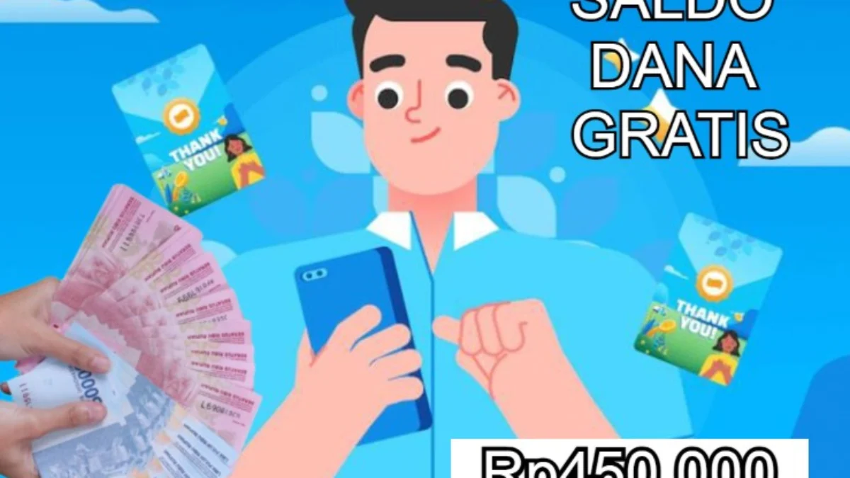 Saldo DANA gratis dari link DANA kaget Hari ini.